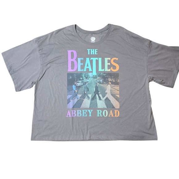 The Beatles Tops - The Beatles Abbey Road Graphic T-Shirt Short Sleeve Women Plus‎ Size 3X NWT
